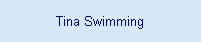Tina Swimming
